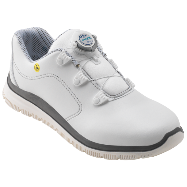 Dynamic ESD (Antistatisk) sko med st�lwire lukning "Snaplock" og ankelpolstring