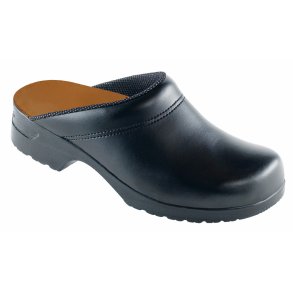 Bred fodformet Flex trsko uden hlkappe, Grs/gylle resistent