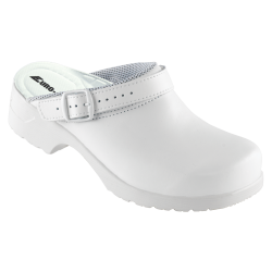  Flex tffel med elastikhlrem og udskiftelig indlgssl, Antistatisk - Fs i sort, hvid, neonbl eller grn