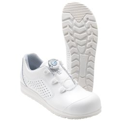 Classic sikkerhedssko med stlwire lukning "Snaplock", ankelpolstring og perforering