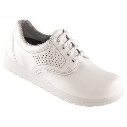  Classic Sikkerhedssko med snre, ankelpolstring, antistatisk, perforering og formstbt vaskbar indlgssl, sort eller hvid, Antistatisk ESD