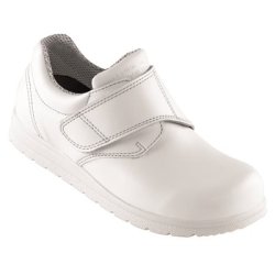  Classic sko med bred velcro, antistatisk, f�s i sort eller hvid