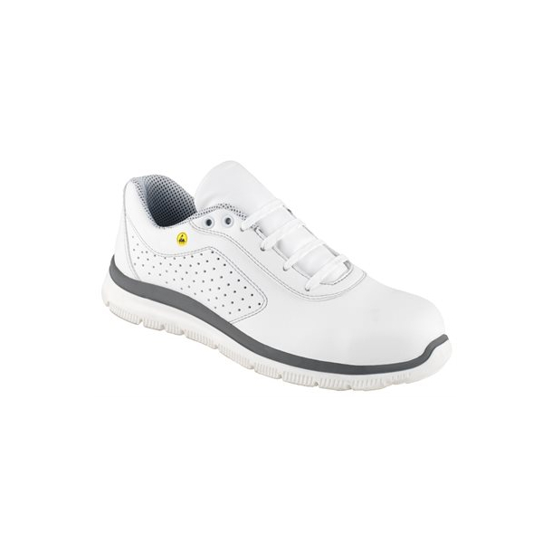  Dynamic ESD (Antistatisk)  sko med snre, ankelpolstring og perforering, sort eller hvid