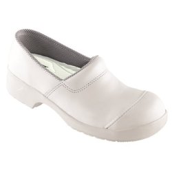 FLEX Sikkerhedstr�sko med h�lkappe, med udskiftelig indl�gss�l, Antistatisk - sort, hvid eller gr�n